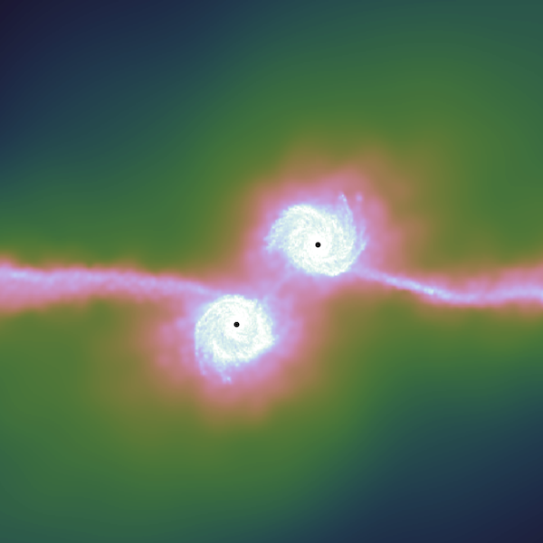 RABBITS Galaxy mergers Image
